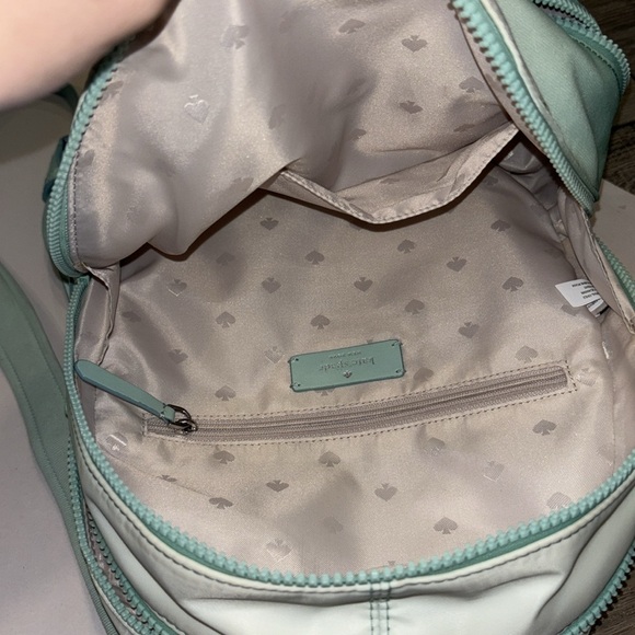 Kate Spade Karissa Nylon Small Backpack Fiji Green Ombré - Picture 5 of 15